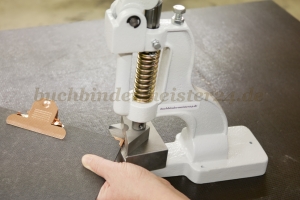 Bucheckenwerkzeug<br>für Handpresse