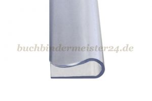 Klemmschiene,selbstklebend<br>297mm,Fassung 3-4mm<br>transparent