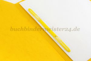 Kunststoff Heftverschlüsse<br>gelb