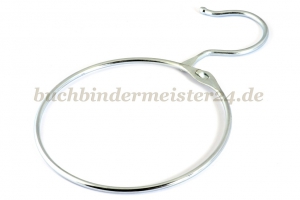 Warenringe mit Schnellverschluss<br>und Haken<br>120 mm Durchm.