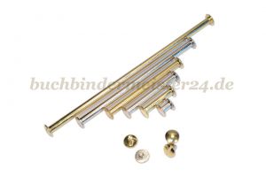 Buchschrauben <br>95 mm Fassung <br>Messing oder Nickel