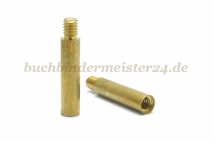 Verlängerungen für Buchschrauben<br>20 mm Fassung<br>Messing