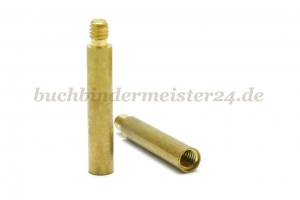 Verlängerungen für Buchschrauben<br>25 mm Fassung<br>Messing