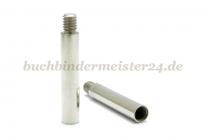 Verlängerungen für Buchschrauben<br>25 mm Fassung<br>vernickelt