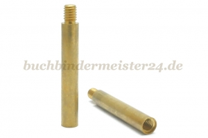 Verlängerungen für Buchschrauben<br>30 mm Fassung<br>Messing