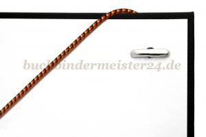 Gummischnüre<br>mit 2 Splinten<br>300 mm, schwarz-rot-gelb