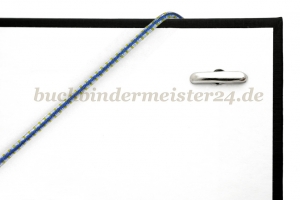 Gummischnüre<br>mit 2 Splinten<br>320 mm, weiss-blau-gelb