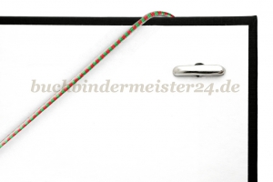 Gummischnüre<br>mit 2 Splinten<br>420 mm, grün-weiss-rot