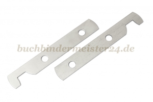 Hängeschienen-Enden<br>70 mm lang<br>vernickelt