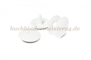 Mini-Bindestifte für Musterkollektionen<br>12 mm lang<br>transp.