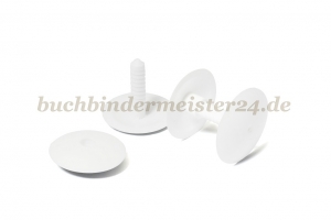 Mini-Bindestifte für Musterkollektionen<br>26 mm lang<br>transp.