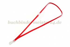 Schlüsselbänder / Lanyards<br>450 mm lang<br>rot