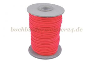 Rundgummi, rot<br>2 mm Ø<br>20 Meter auf Spule