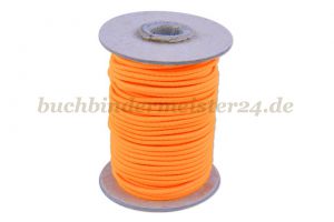 Rundgummi, orange<br>2 mm Ø<br>20 Meter auf Spule