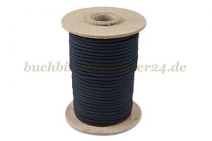 Rundgummi, marineblau<br>2 mm Ø<br>20 Meter auf Spule