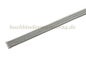 Flachgummi, grau<br>Zuschnitte 250 mm lang<br>5 mm breit