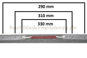 Datumsweiser<br>für Kalender 290-330mm<br>Fenster 20x30 32x38mm