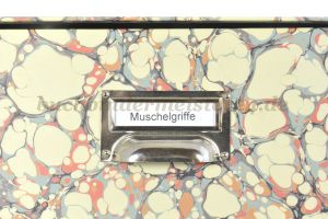 Muschelgriffe<br>70 x 35 mm<br> vernickelt