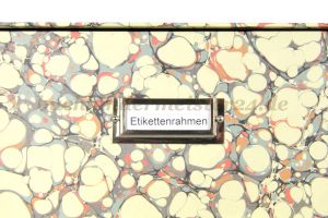 Etikettenrahmen<br>72 x 24 mm<br>für Etikett 61 x 17 mm