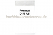 Ausweishüllen<br>Format DIN A6<br>Weich-PVC<br>transparent