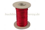 Rundgummi<br>rot-metallic<br>1,6mm Durchm.<br>20 m auf Spule